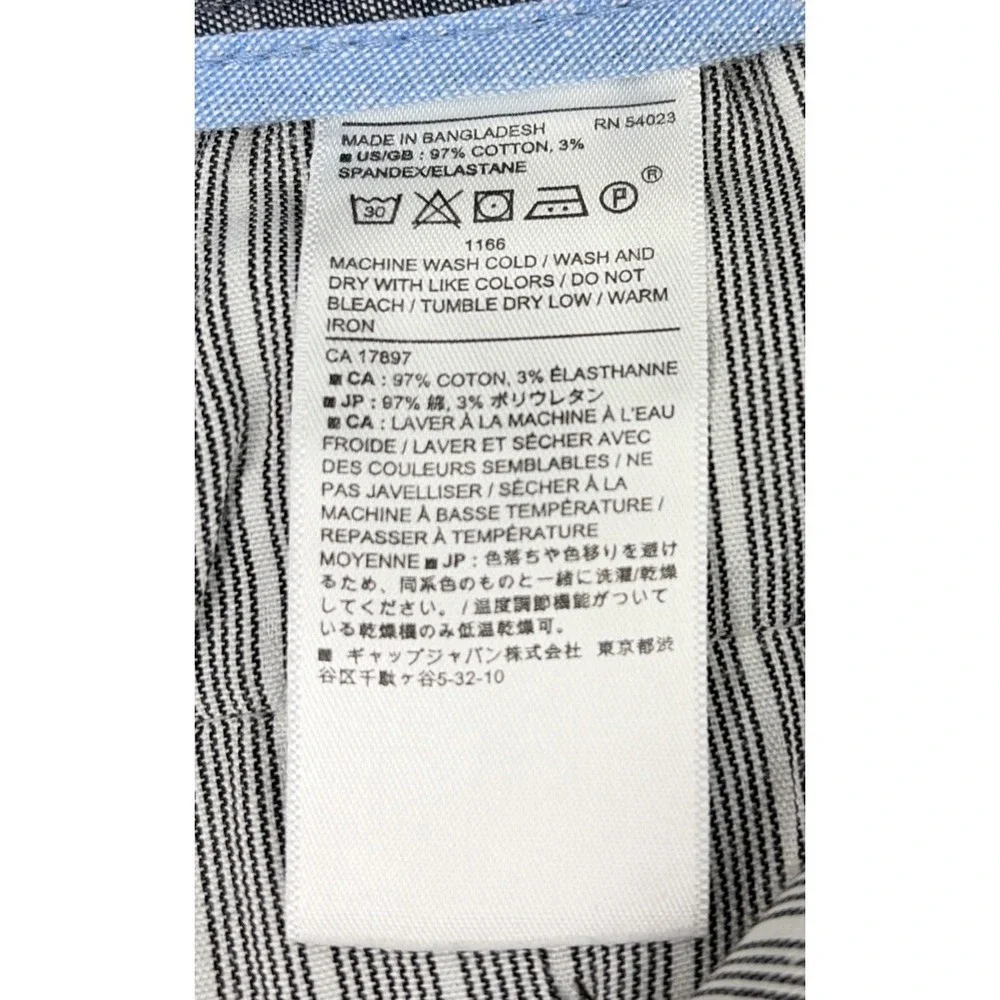 Banana Republic Men's 33x30 Charcoal Gray Aiden Chino Straight Pant Excellent